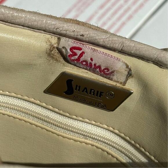 Vintage Cream & Beige Elaine Purse - Picture 4 of 8